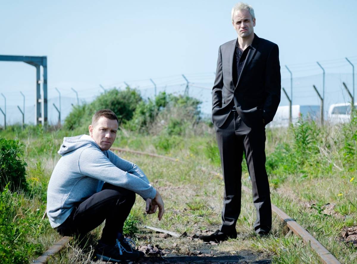 Ewan McGregor and Jonny Lee Miller in T2 Trainspotting