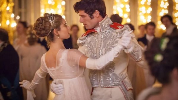 Lily James and James Norton in War & Peace