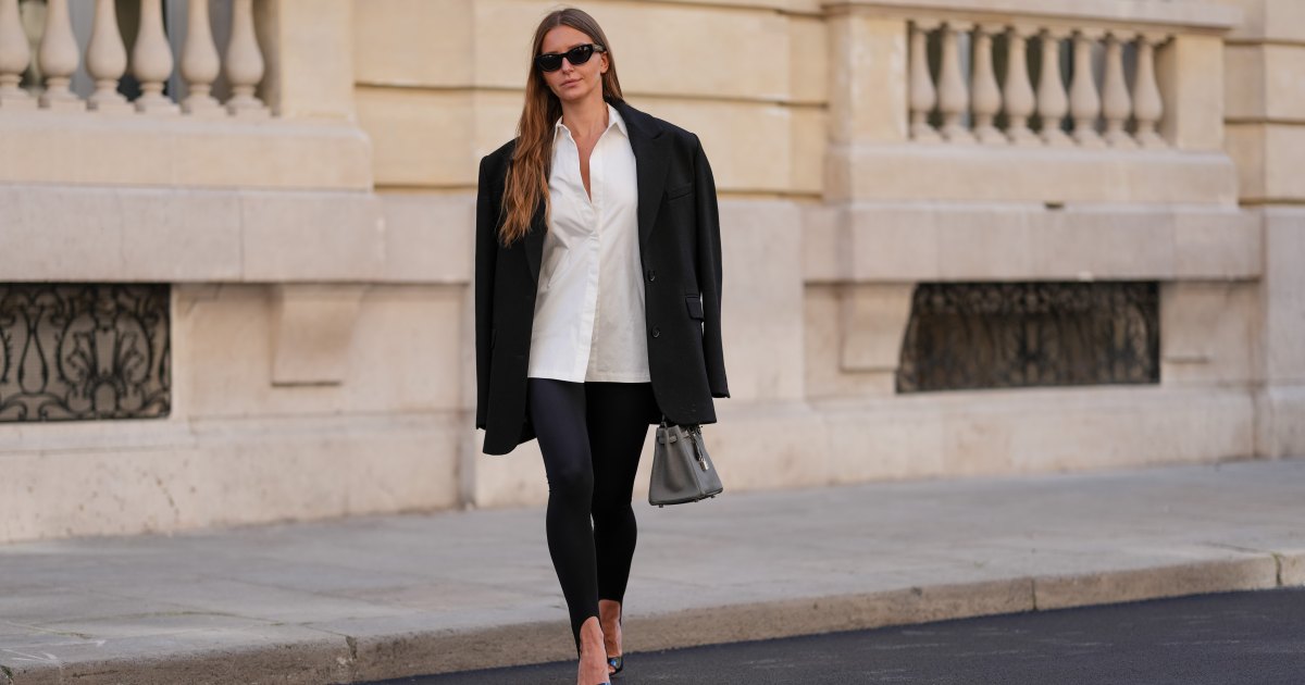Love Leggings? These Rich-Mom Tops Make the Comfy Staple Look More Polished — From $17