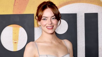 Emma Stone attends Focus Features' "Bugonia" New York Premiere at Museum of Modern Art on October 21, 2025 in New York City.
