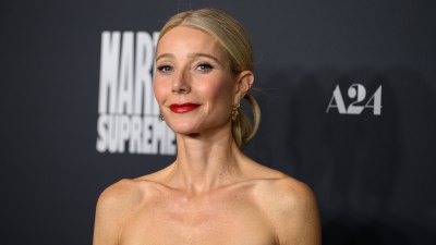 Gwyneth Paltrow at the "Marty Supreme" Los Angeles Premiere held at the Samuel Goldwyn Theatre on December 08, 2025 in Los Angeles, California.