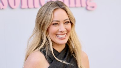 Hilary Duff attends her "luck...or something" Album Celebration Event at The Grove on February 20, 2026 in Los Angeles, California.