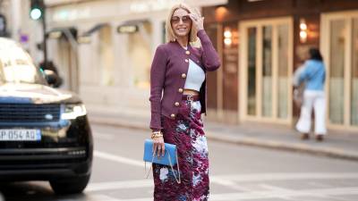 plum color street style