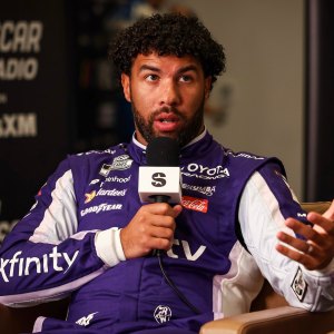 Bubba Wallace Leaves Track in Ambulance After Crash in Bank of America 400
