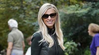 Nicky Hilton is seen outside Hermès show during Day Six of Paris Fashion Week - Womenswear Spring/Summer 2027 on October 3, 2026 in Paris, France.