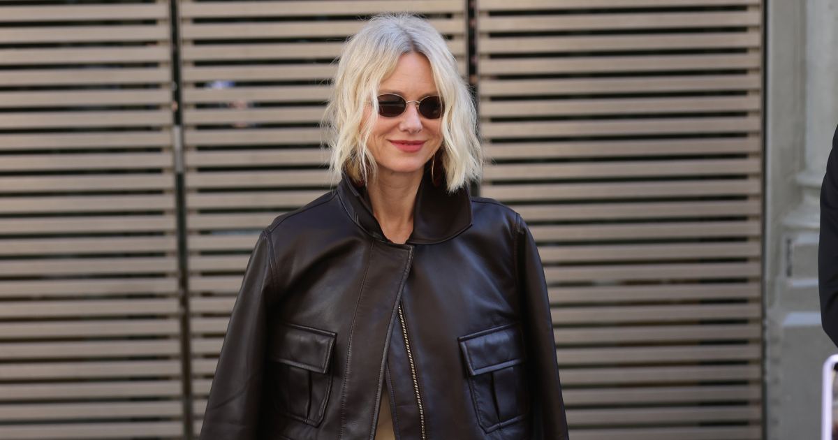 Naomi Watts’ Brown Leather Bomber Is the Cool-Girl Fall Jacket Women Over 50 Will Want in Their Closets Naomi Watts’ Brown Leather Bomber Is the Cool-Girl Fall Jacket Women Over 50 Will Want in Their Closets