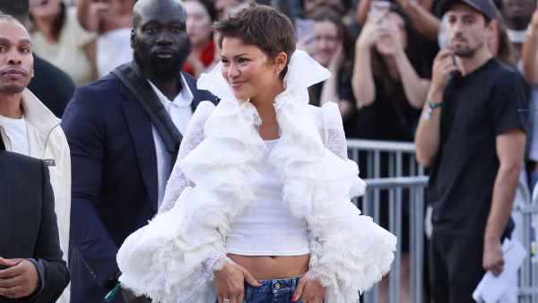 Zendaya attends Louis Vuitton during Day Nine of Paris Fashion Week - Womenswear Spring/Summer 2027 on October 06, 2026 in Paris, France.