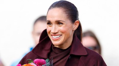 Meghan, Duchess of Sussex departs The Community Recording Studio (CRS), a youth and community charity, during her and Prince Harry's visit to Nottingham on October 15, 2026 in Nottingham, England.
