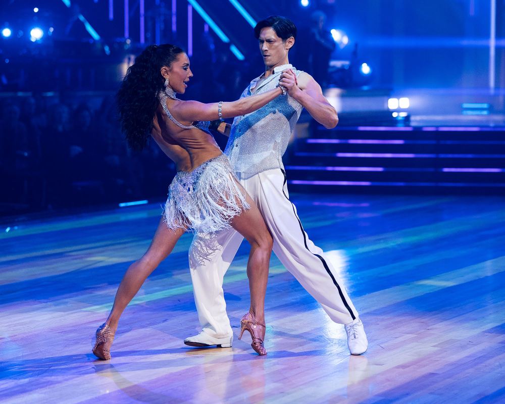 Harry Shum Jr and Jenna Johnson Dancing With the Stars Super Bowl Night