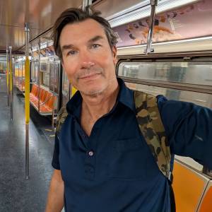 Jerry OConnell They Skip a Cab for the Train Just Like Us