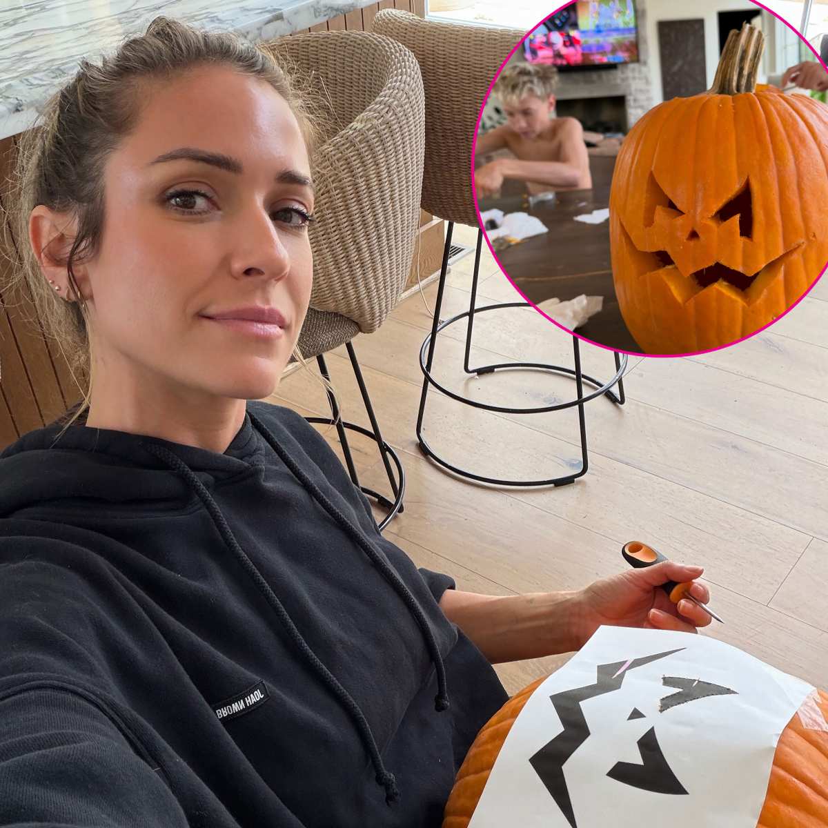Kristin Cavallari They Prep Halloween Decorations Just Like Us