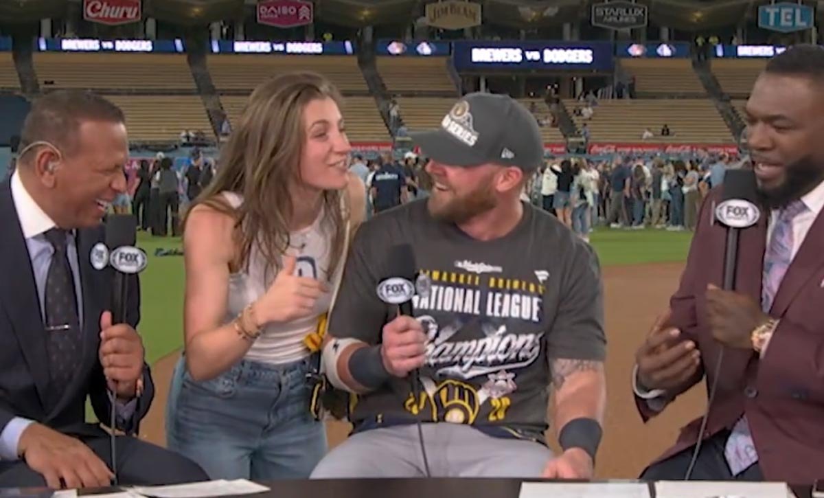 Milwaukee Brewers Jake Bauers Calls Out Fox Broadcast After Winning NLCS MVP