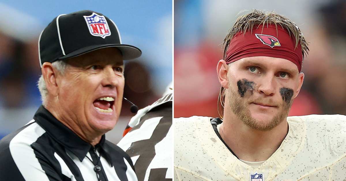 NFL Referee Jeff Seeman Faces Heat After Cameras Catch Him Swearing at Cardinals’ Trey McBride NFL Referee Jeff Seeman Faces Heat After Cameras Catch Him Swearing at Cardinals’ Trey McBride