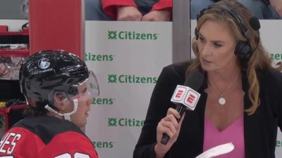 NHL Star Jack Hughes Has Very Awkward Live TV Interview Calls Out Female Reporter for Weird Joke