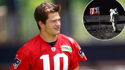 Promo New England Patriots QB Drake Maye Admits Skeptical About Moon Landing