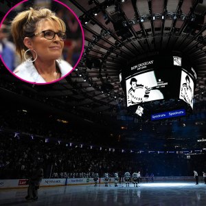 Promo Sarah Palin Gets Visibly Emotional as New York Rangers Pay Tribute to Her Late Boyfriend Ron Duguay