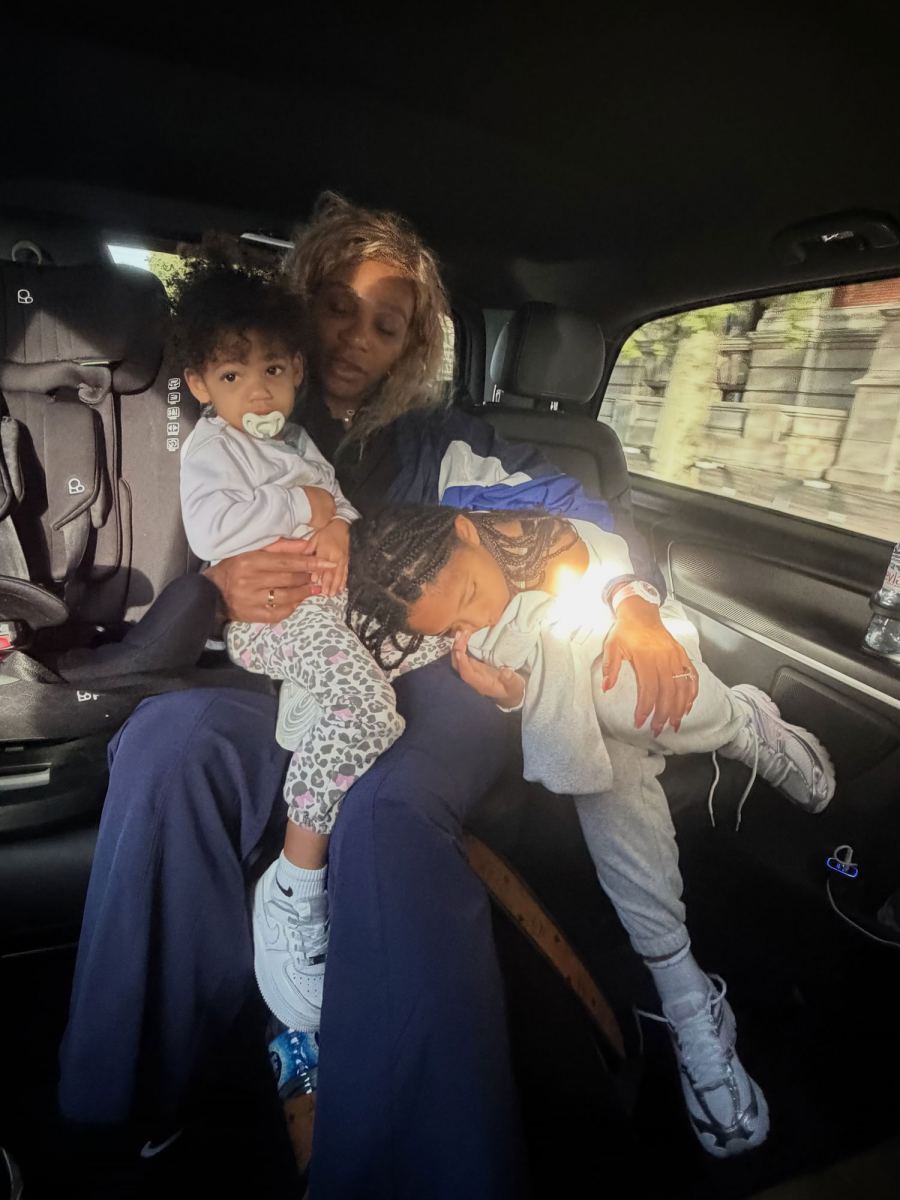Serena Williams Their Lap Is Their Kids Car Seat Just Like Us
