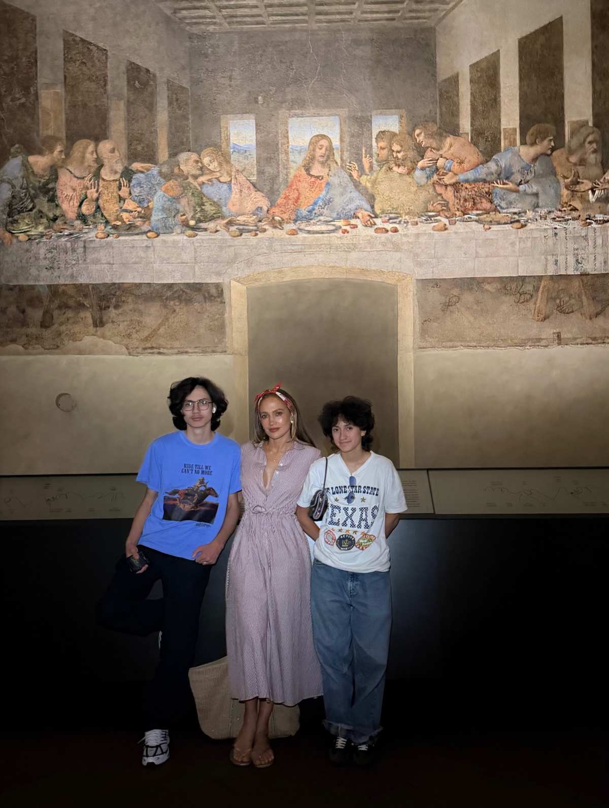 Max Muniz, Jennifer Lopez and Emme Muniz