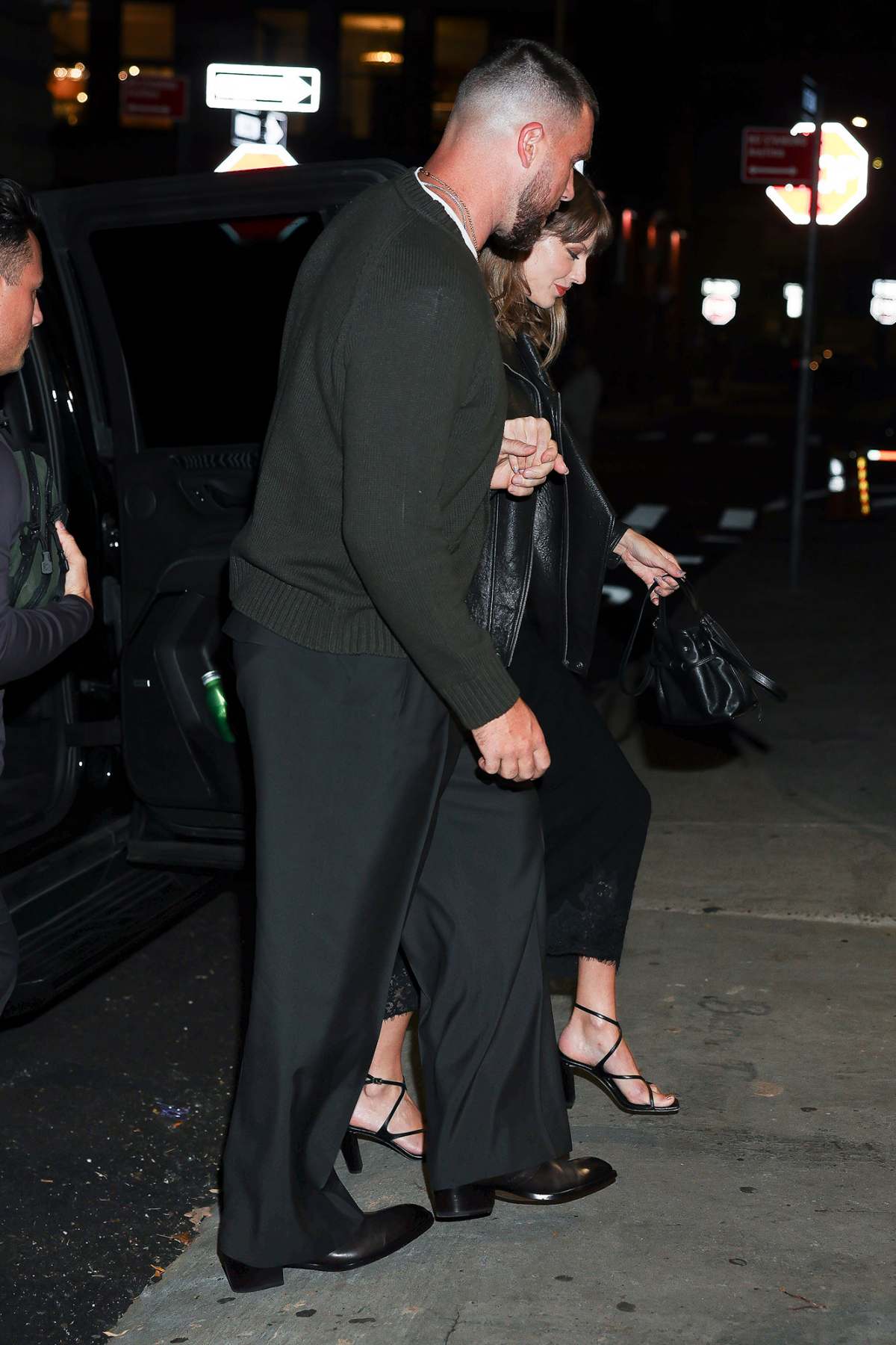 Taylor Swift Spotted Celebrating Husband Travis Kelce 37th Birthday in New York City