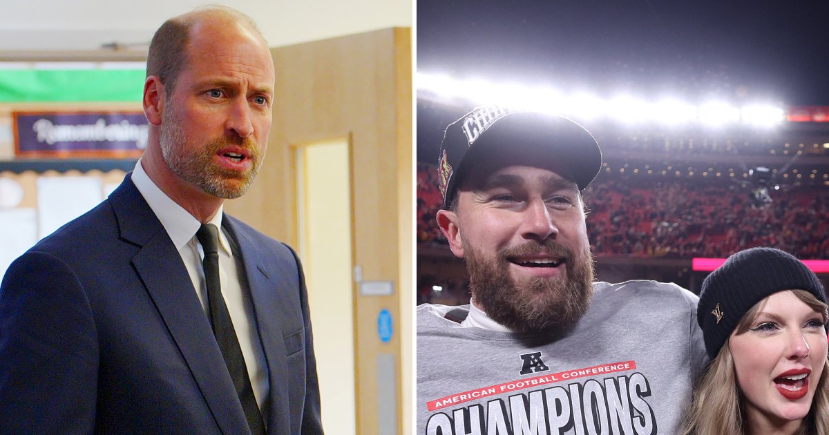 Prince William Jokes He Tried to ‘Move’ Travis Kelce Out of Selfie With Taylor Swift Prince William Jokes He Tried to ‘Move’ Travis Kelce Out of Selfie With Taylor Swift
