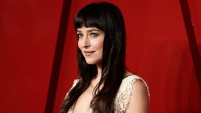 US actor Dakota Johnson poses on the red carpet upon arrival to attend the UK Gala Screening of Verity, at the Curzon Mayfair, in London on September 24, 2026. (Photo by Brook Mitchell / AFP via Getty Images)