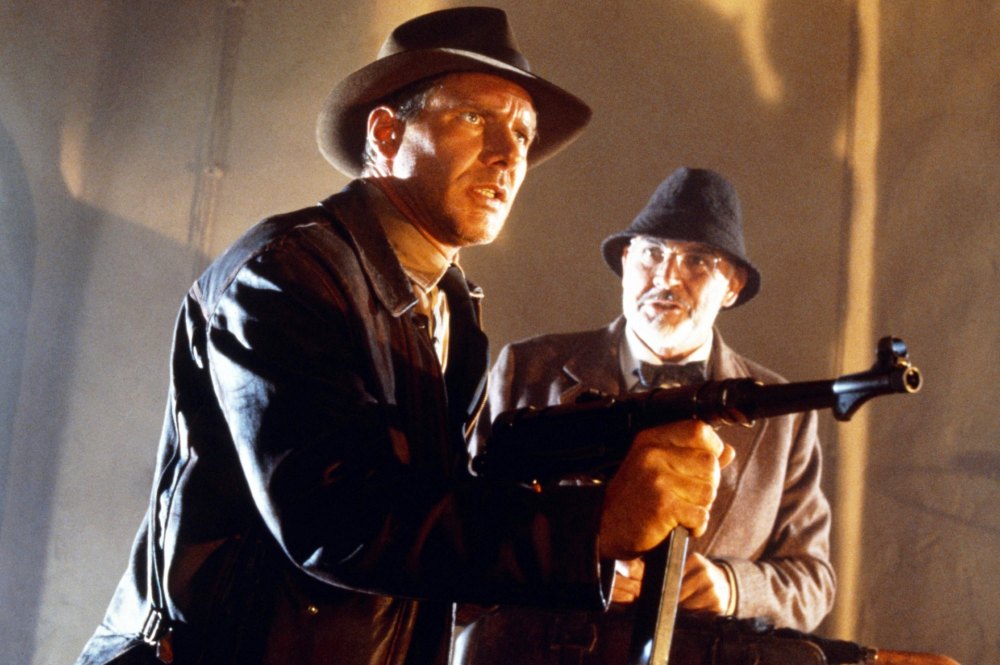 Harrison Ford and Sean Connery in Indiana Jones and the Last Crusade