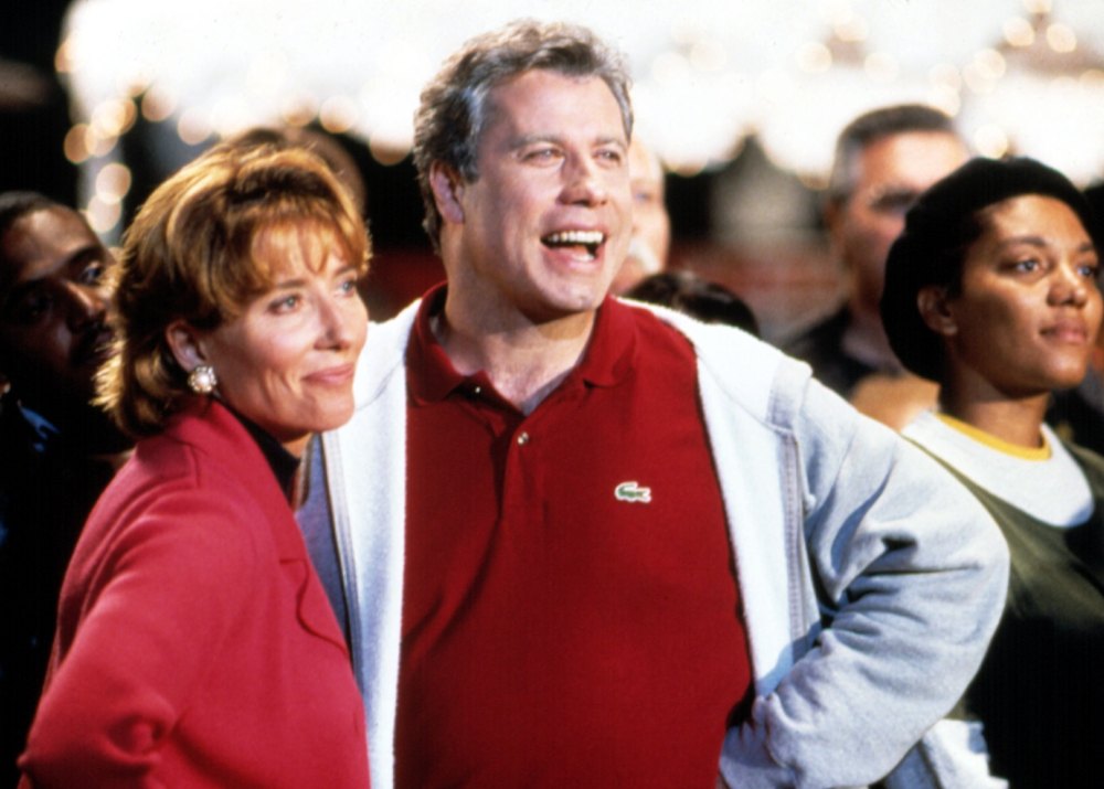 Emma Thompson and John Travolta in Primary Colors