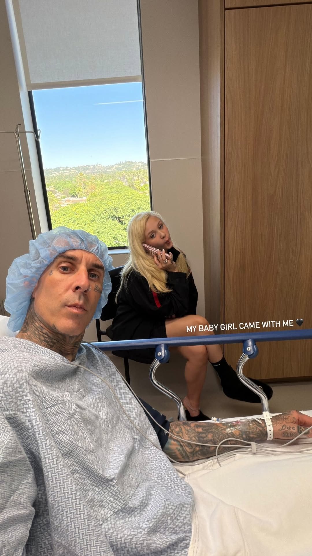 travis barker reveals reason for hospitalization alabama