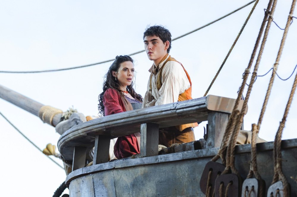 Hayley Atwell and Tom Sweet in Treasure Island