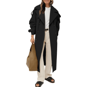 Case Closed! Mariska Hargitays Black Trench Is a Fall Must-Have