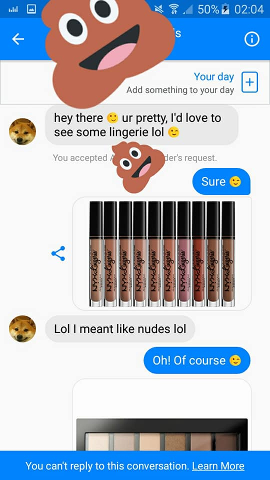 Sending her first nudes