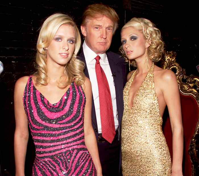 Nicky Hilton, Donald Trump and Paris Hilton