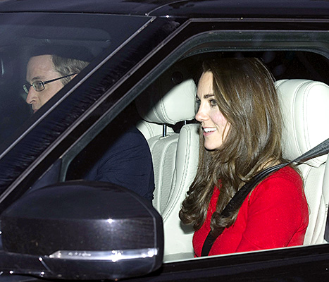 Prince William and Kate Middleton - Christmas Lunch