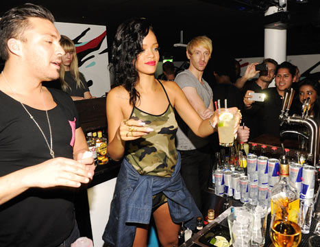 Rihanna after party
