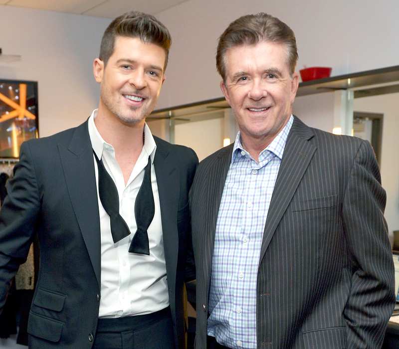 Alan Thicke and Robin Thicke