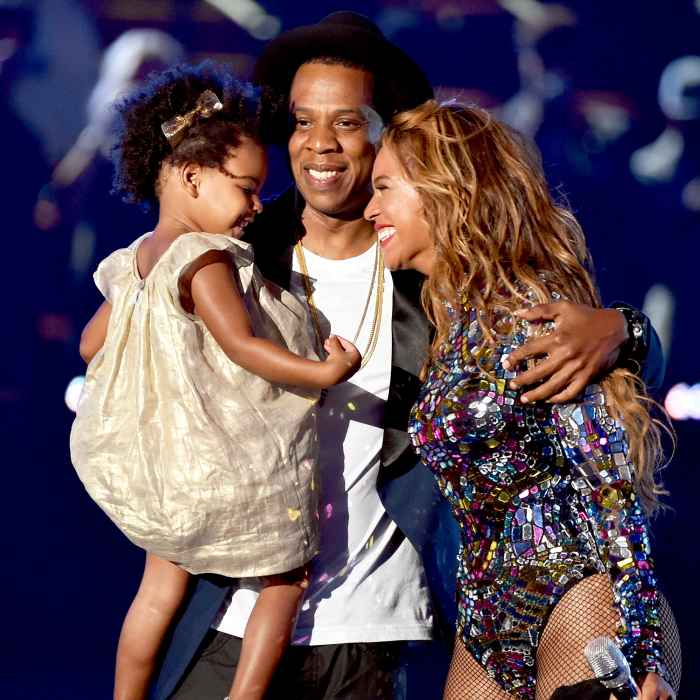 Jay Z, Beyonce and Blue Ivy