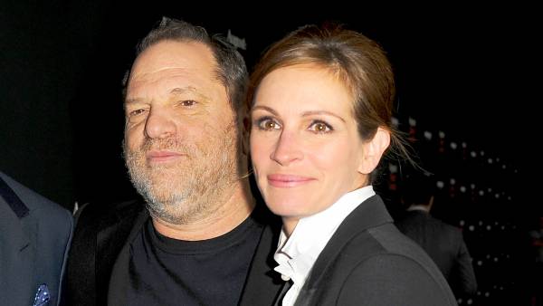 Harvey Weinstein and Julia Roberts