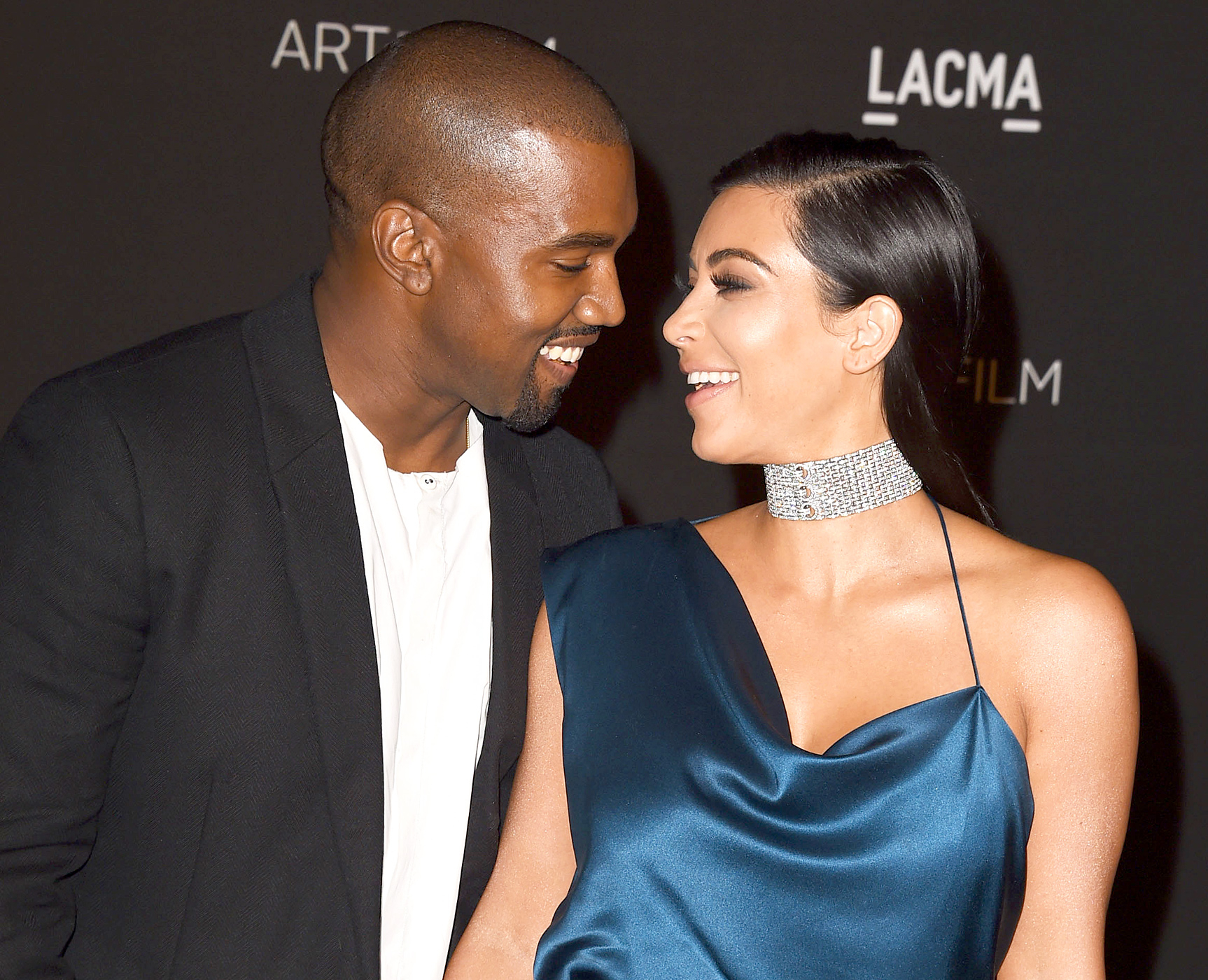 Kanye West and Kim Kardashian