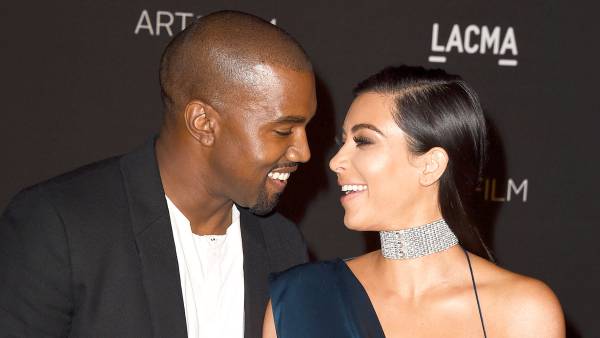 Kanye West and Kim Kardashian