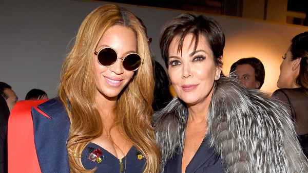 Beyonce and Kris Jenner