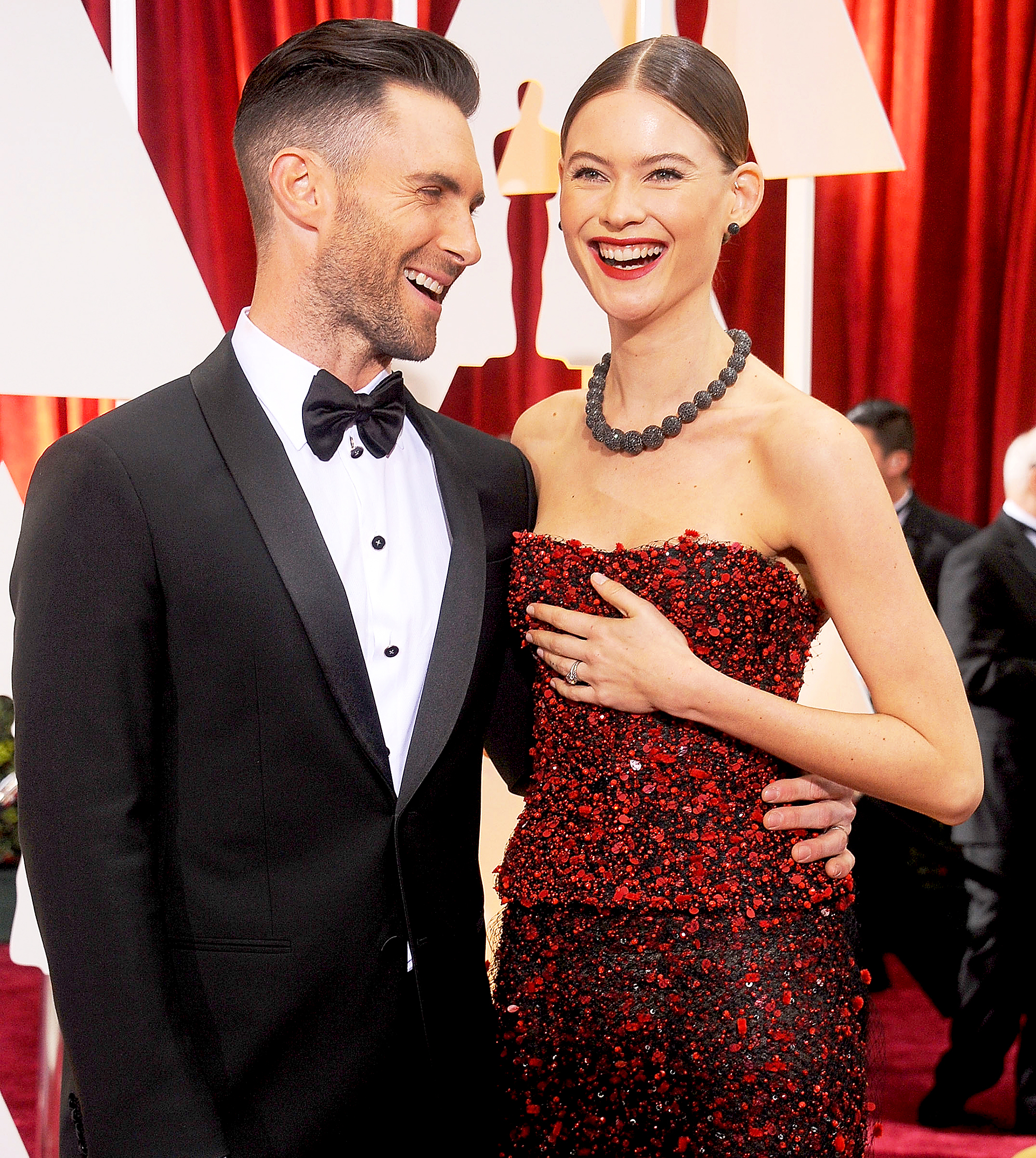 Adam Levine and Behati Prinsloo
