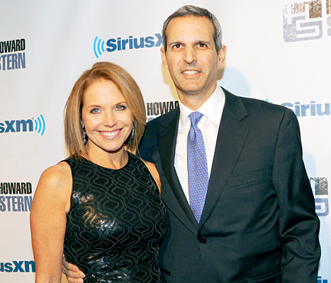Katie Couric and John Molner