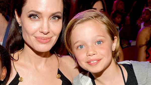 Angelina Jolie and Shiloh