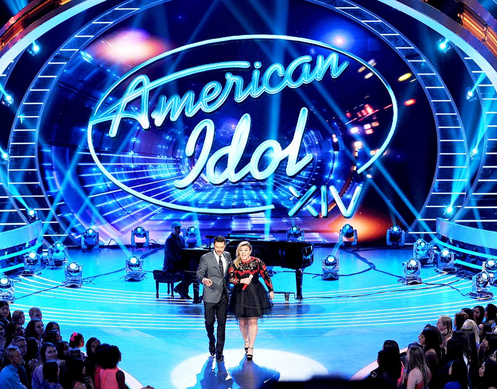 Ryan Seacrest and Kelly Clarkson American Idol