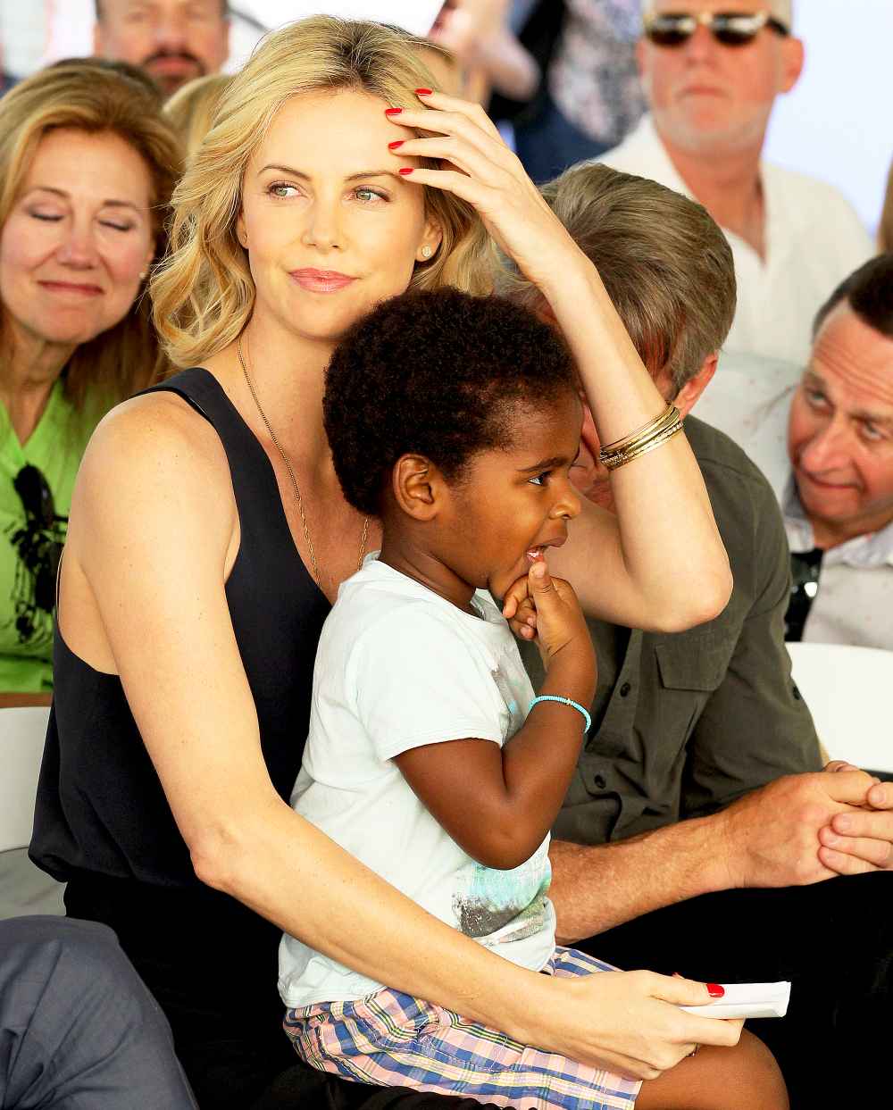 Charlize Theron and Jackson