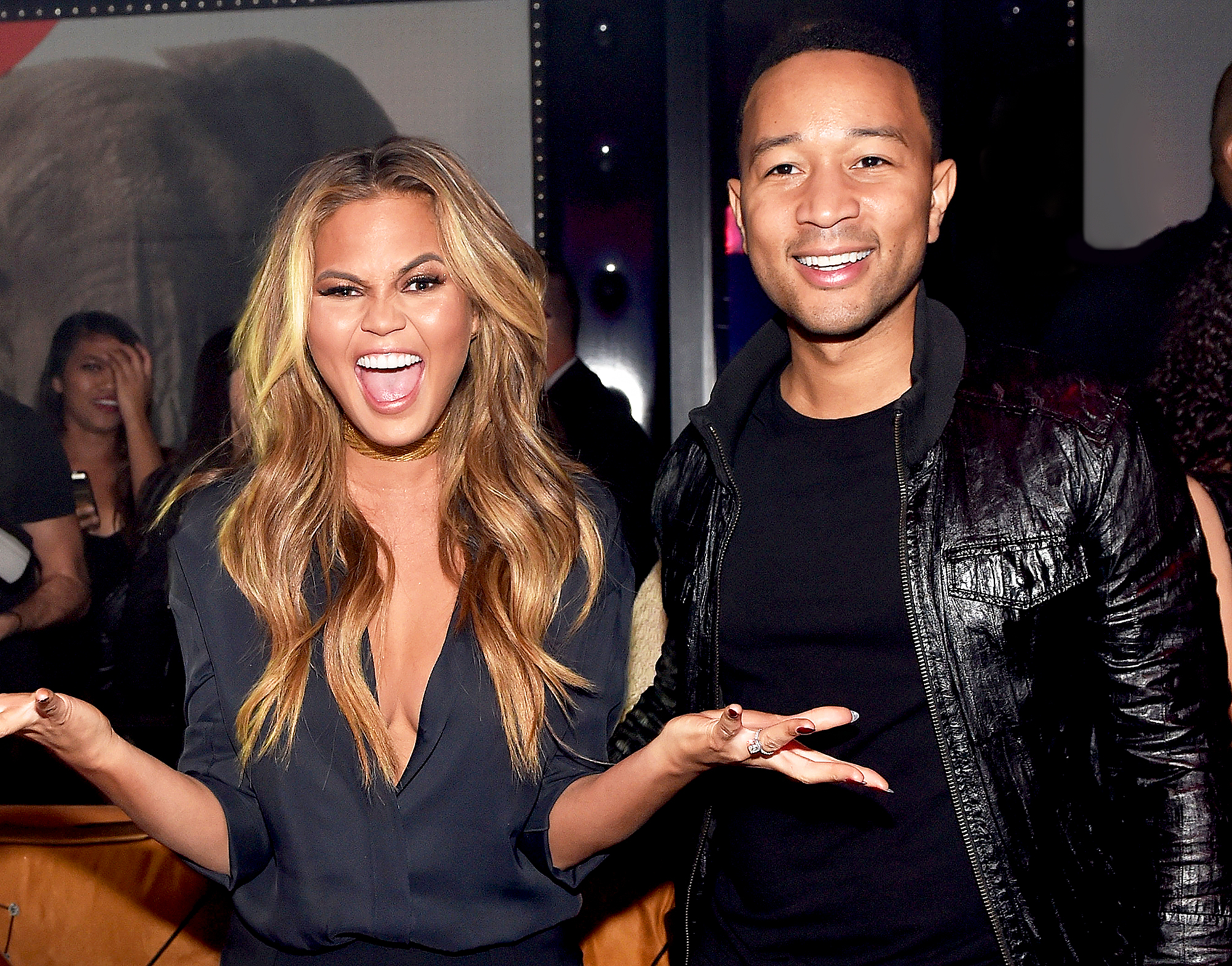 Chrissy Teigen and John Legend