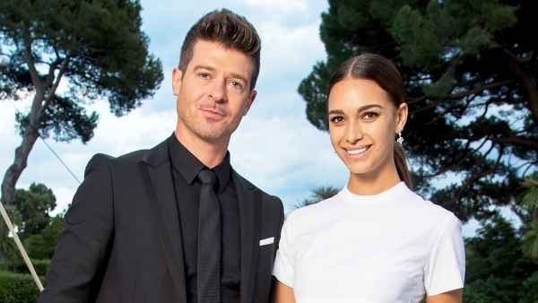 Robin Thicke and April Love Geary