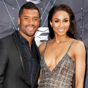 Russell Wilson and Ciara