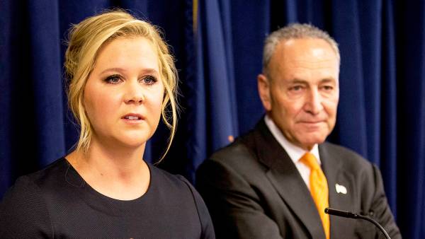 Amy Schumer and Chuck Schumer