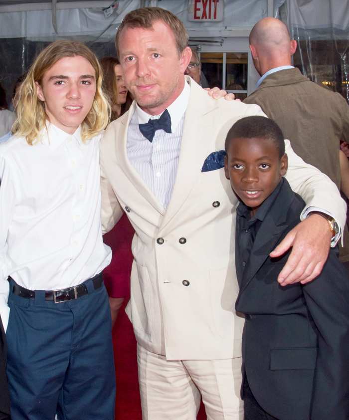 Rocco Ritchie, Guy Ritchie and David Ritchie